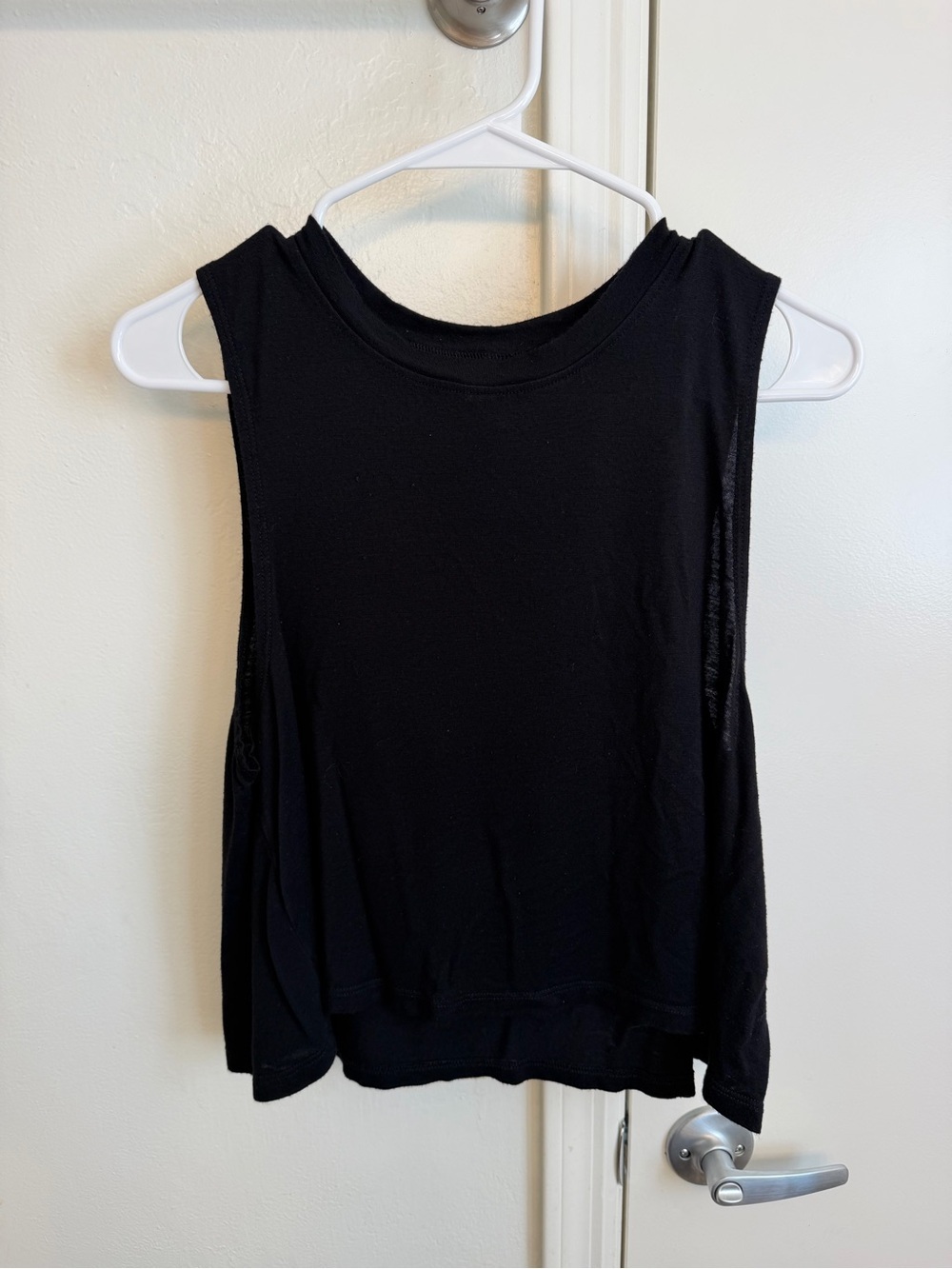 Carbon38 Black Sleeveless Muscle Tank Super Soft Women’s Extra Small